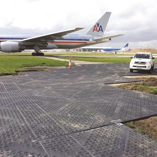 UHMWPE temporary roadway mats features